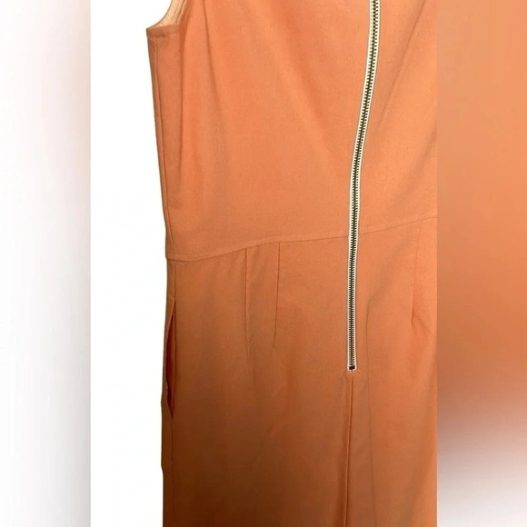 Sara Campbell dress women size 6 , coral,classy,lined, chic,dress.Career,event - Picture 6 of 12